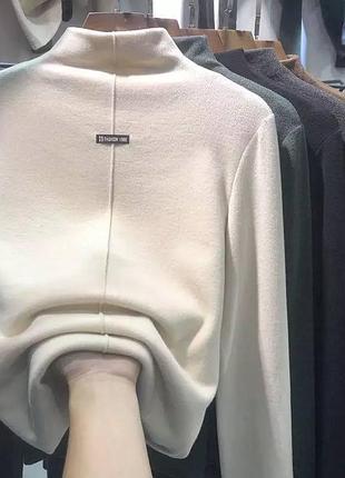 Гольф цвет молоко, графит, мокко