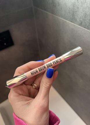 Подвійний олівець-хайлайтер benefit high brow duo