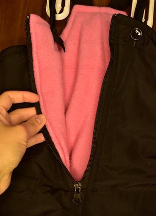 Зимовий комбінезон для дівчинки (куртка+напівкомбінезон)6 фото
