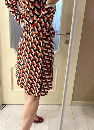 Сукня з геометричним принтом7 фото