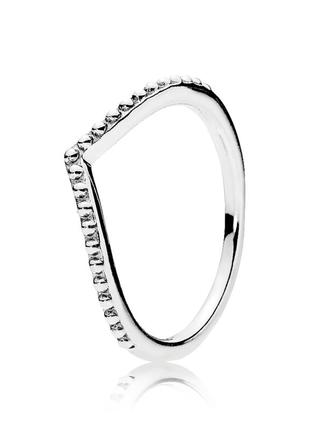 Серебряное кольцо   "блестящее желание" 196315