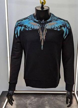 Люксовый брендовый мужской свитшот marcelo burlon премиум кофта марсело бурлон