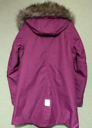 Зимняя куртка reimatectoki 531372-4417 140 см малиновый8 фото