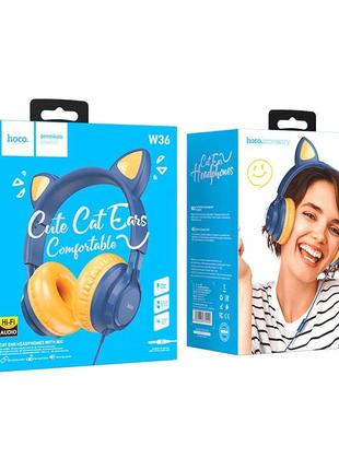 Дитячі накладні навушники hoco w36 3