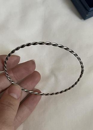 Вінтажний срібний браслет