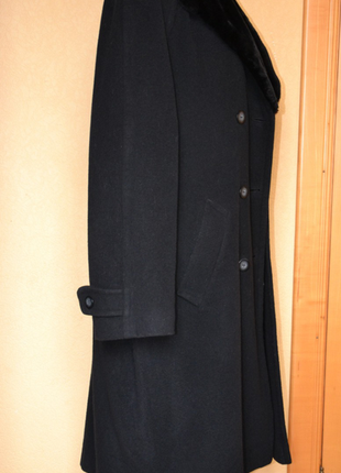 Шерстяное кашемировое двубортное пальто оверсайз2 фото