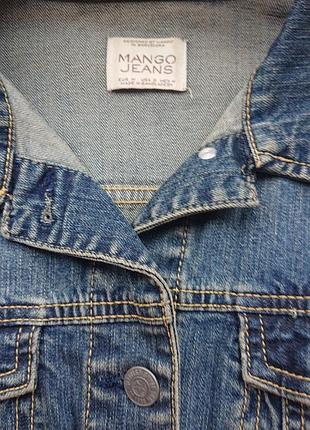 Mango пиджак джинсовый оригинал