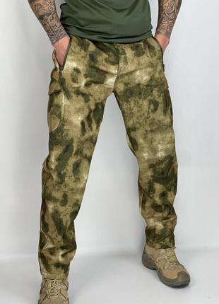 Тактические брюки софтшелл в камуфляже atacsfg3 фото