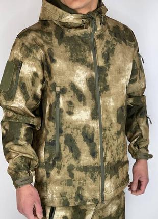 Софтшелл флисовая куртка в расцветке камуфляжа atacsfg4 фото