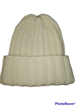 Зимова тепла шапка, сіра шапка, шапка об'ємна. сіра жіноча шапка5 фото