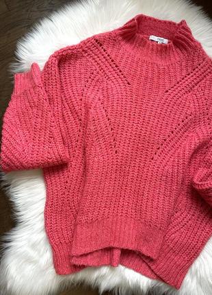 Теплый вязаный свитерик пуловеров модель оверсайз от next2 фото