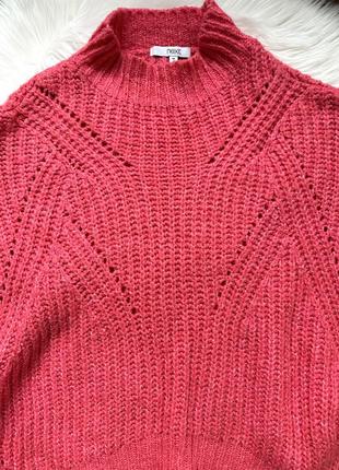 Теплый вязаный свитерик пуловеров модель оверсайз от next3 фото