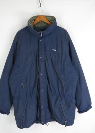 Винтажная куртка парка patagonia пуховая xl-xxl патагония пальто