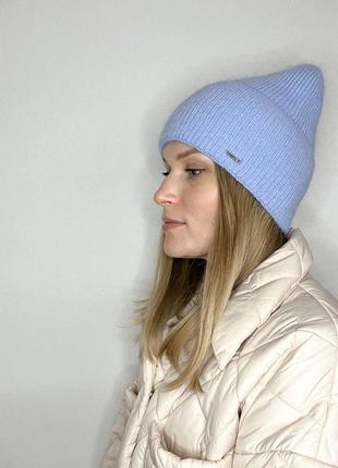 Ангорова шапка жіноча з утепленням, ти odyssey2 фото