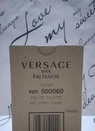 Versace man eau fraicheтуалетна вода (тестер без кришечки)2 фото