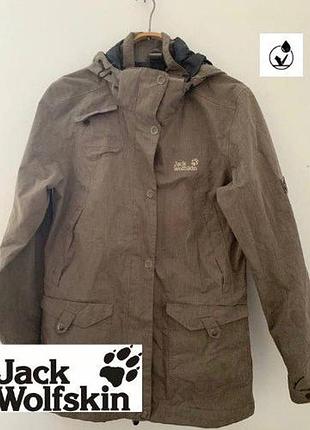 Jack wolfskin куртка ветровка texapore мужская коричневая капишон размер м горпкор оригинал