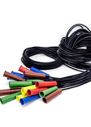 Скакалка чорна 2,8м, ціна за уп. 10шт, тм m-toys, україна (200шт)