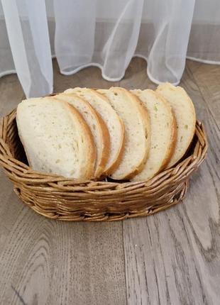 Тарілка для хліба та смаколиків плетена із паперової лози3 фото
