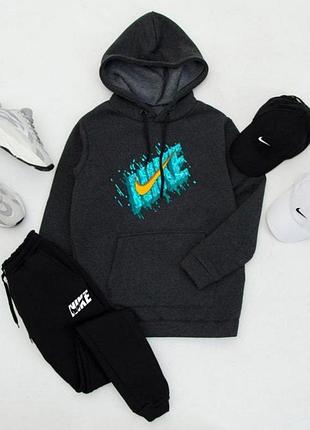 Утепленный спортивный костюм на флисе nike ❄️