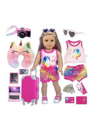 Іграшкова валіза та аксесуари для ляльки8 фото