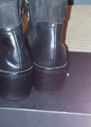 Шкіряні чорні черевики caprice розмір 41 (27,5-27,7 см)2 фото