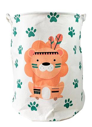 Кошик для іграшок і білизни "африканські тварини" тигр, в пак. 45*45см, тм megazayka