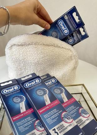 Змінні зубні насадки oral-b sensitive gum care. ціна за 3 насадки!