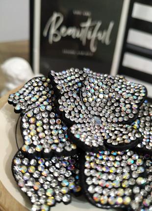 Тренд цветок чокер на шнурках цветочка черная с камнями блестящий колье пояс