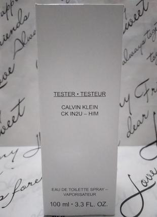 Туалетная вода для мужчин calvin klein ck in2u 100 мл