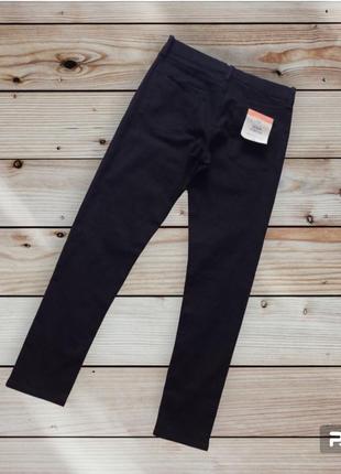 Чорні стрейчеві джинси 50р.2 фото