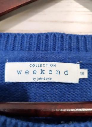 Синій  светр в стилі cos8 фото