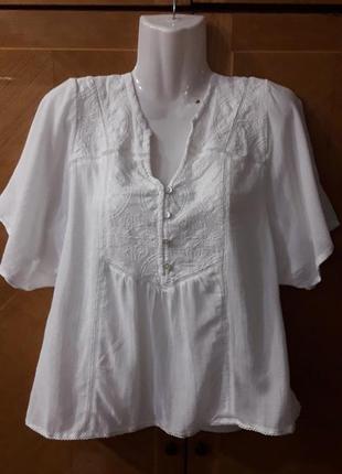 Fanface 100% хлопок нарядная  блуза