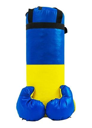 Боксерський набір "ukraine" великий, 40*14см, тм стратег, україна (4шт)