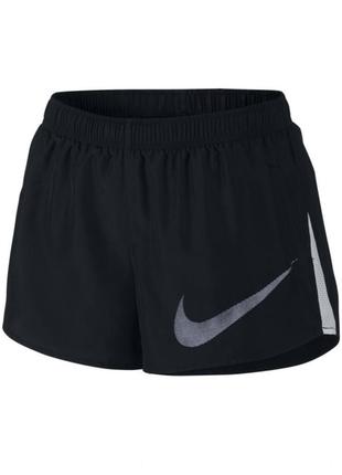 Черные оригинальные шорты для занятий спортом nike dri-fit