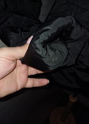 Куртка черная легкая стеганая3 фото
