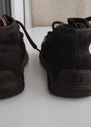 Итальянские детские кожаные ботинки naturino7 фото