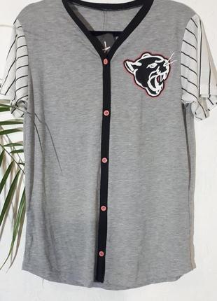 Стильная футболка в спортивном стиле, футболка с принтом, футболка в бейсбольном стиле7 фото