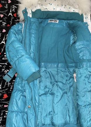 Теплая зимняя куртка пальто donilo 8-9роков3 фото
