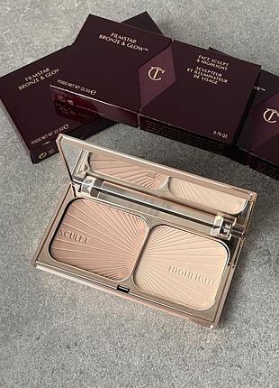 Палетка для лица charlotte tilbury filmstar bronze & glow contour duo 22 g  (fair/medium)