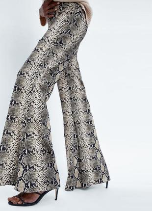 Zara, брюки, кльош, штани