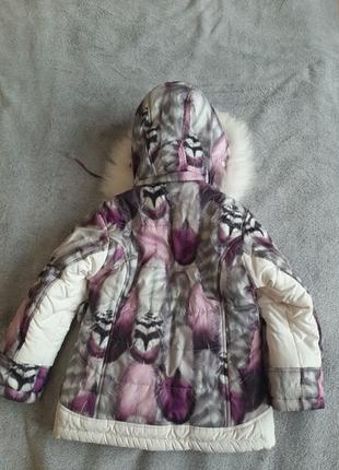Зимняя куртка на девочку, рост 1102 фото