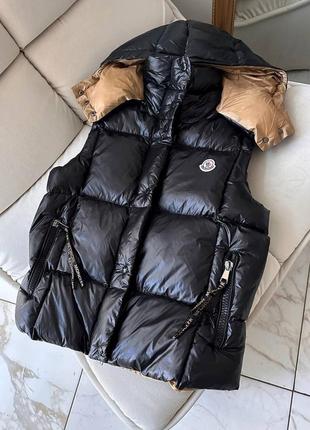 Безрукавка жилет зимний moncler3 фото