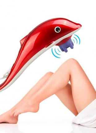 Массажер для тела, рук и ног dolphin дельфин. цвет: красный9 фото