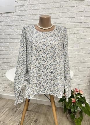 Блузка блуза лонгслив реглан кофточка с длинным рукавом р 50-528 фото