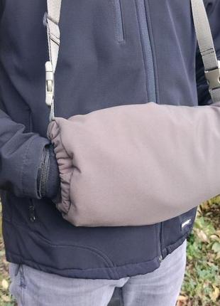 Муфта для всу з додатковим підігрівом/ мужская муфта для рук с подогревом usb от power bank