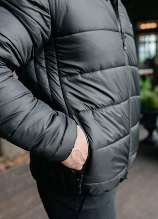 Зимова базова чоловіча куртка спортивна зимняя мужская куртка пуховик nike8 фото