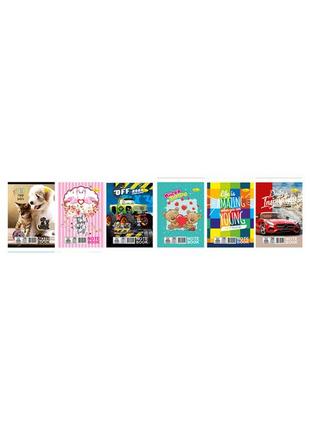 Блокнот а7, 36 арк., лак., пружина, 6,5*9,5см, видавництво апельсин, україна
