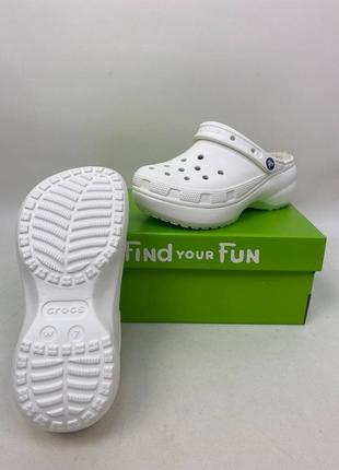 Утепленные кроксы crocs classic platform lined на платформе р. 36-405 фото