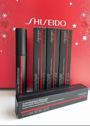 Shiseido controlled chaos mascaraink тушь для объема ресниц оттенок 01 black pulse 11.5 мл