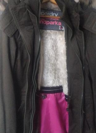 Прекрасна куртка парка  superdry windparka  розмір l / м